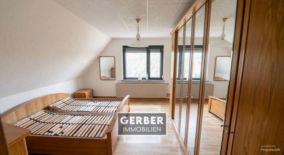 Schlafzimmer Einfamilienhaus Rosenthal am Rennsteig
