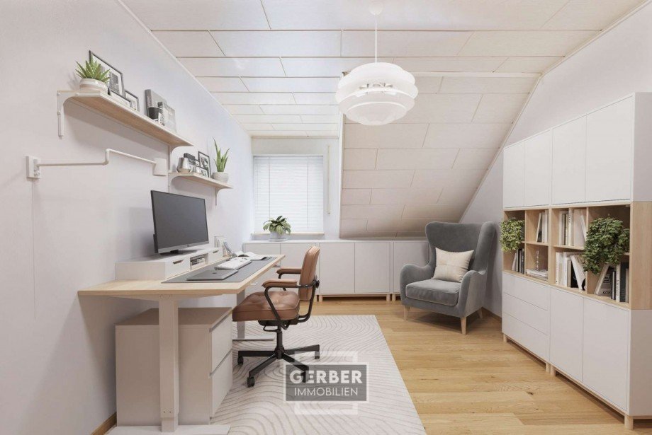 Staged 13 1. OG Zimmer 2 - Modell Doppelhaush�lfte D�hlau