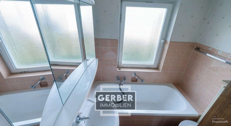 Badezimmer - (KI generiert) Bungalow Berg