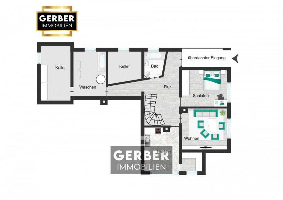 Souterraingeschoss (1) Einfamilienhaus Issigau