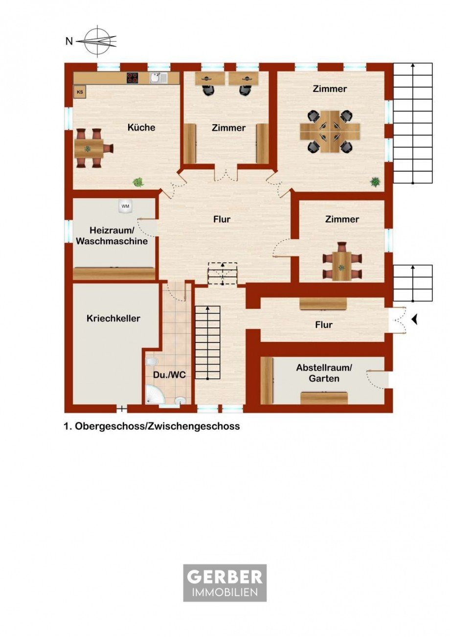 1. OG, Gerber Immobilien Haus Schwarzenbach an der Saale