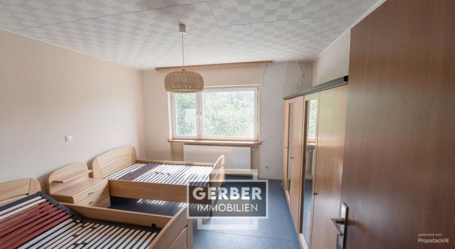 Schlafzimmer - (KI generiert) Bungalow Berg