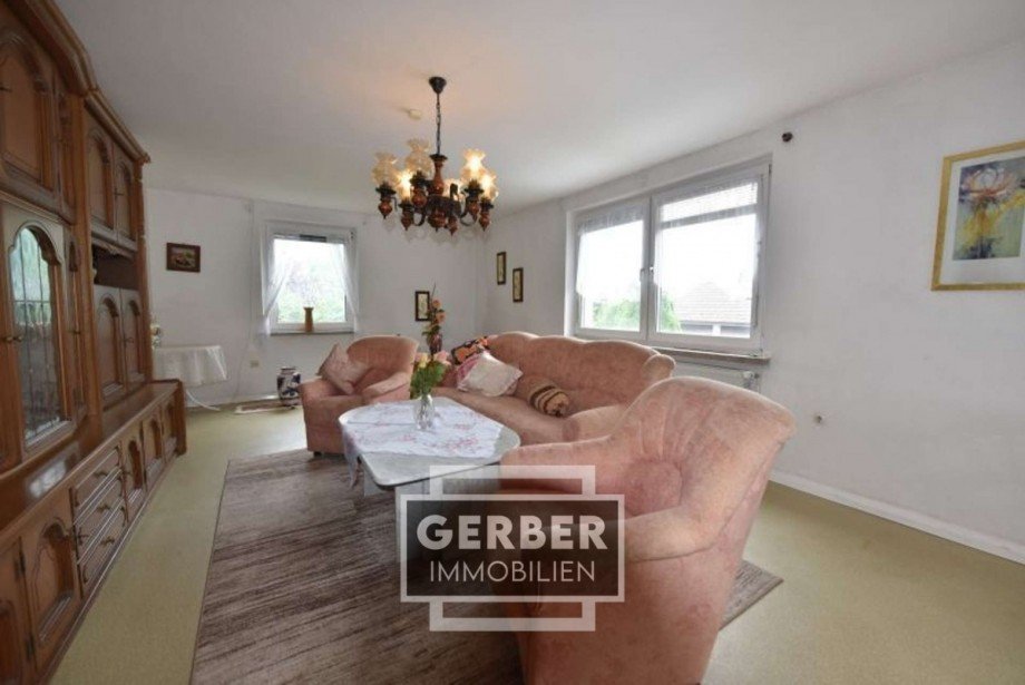 Whg.1 Wohnzimmer Mehrfamilienhaus Schwarzenbach am Wald
