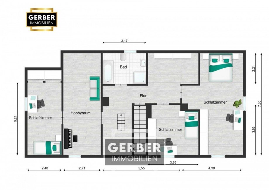 DG Zweifamilienhaus Geroldsgr�n Steinbach