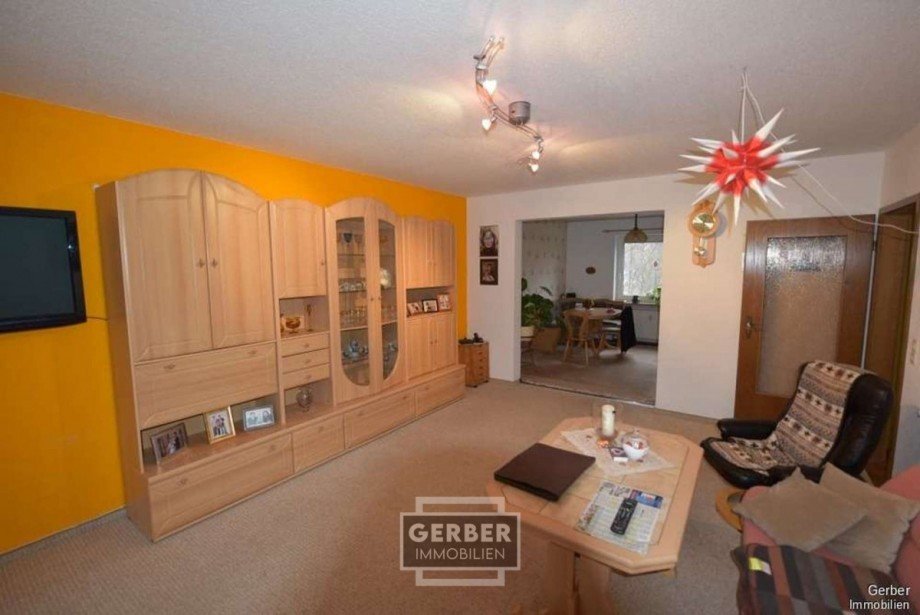 Wohnzimmer / Essbereich Wohnung Naila