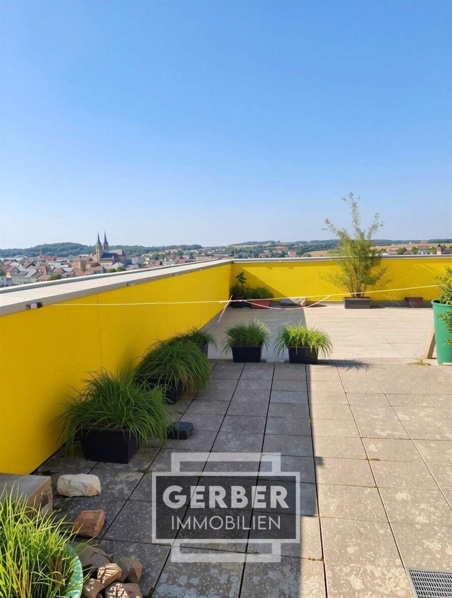Dachterrasse Penthousewohnung Hof