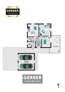 EG Grundriss EFH Energieklasse A, ca. 18km von Hof