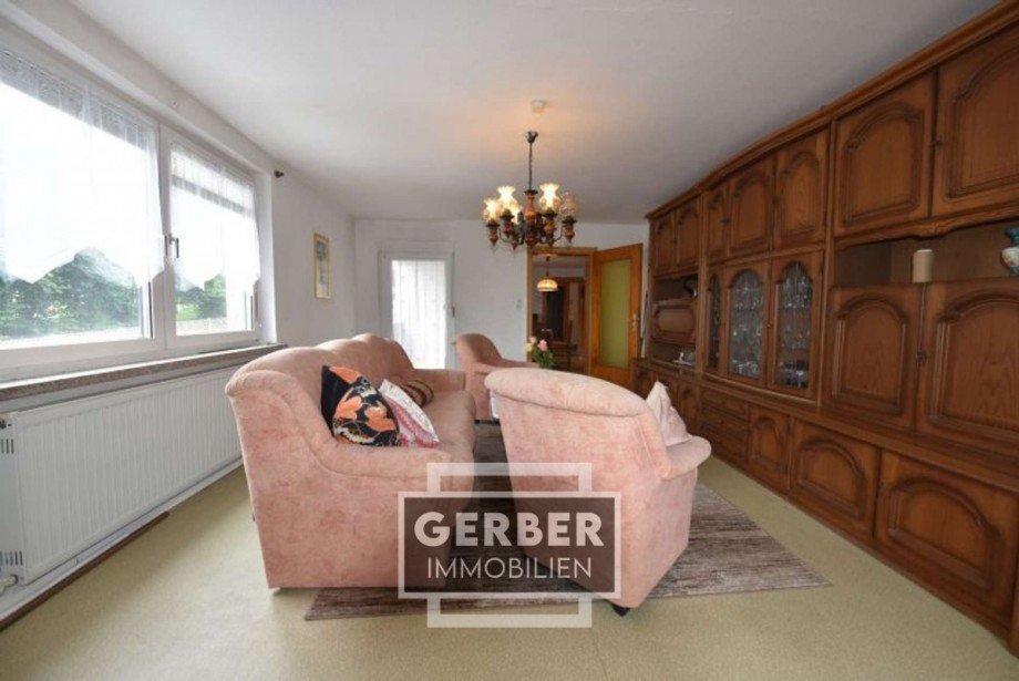 Whg. 1 Wohnzimmer Mehrfamilienhaus Schwarzenbach am Wald