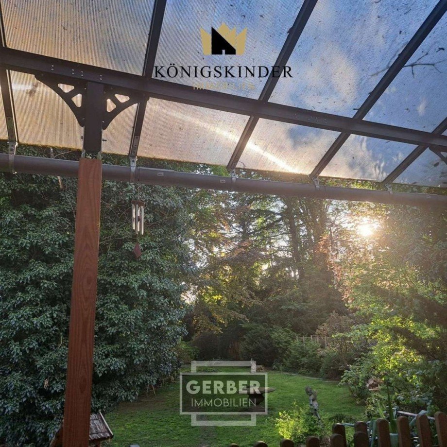 Terrasse Ausblick Garten Haus Schwarzenbach an der Saale