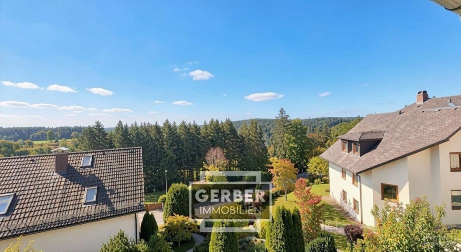 Ausblick Doppelhaush�lfte Schwarzenbach am Wald