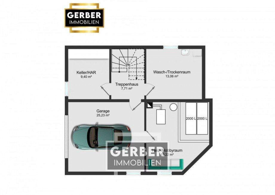 Grundriss Keller Einfamilienhaus Falkenstein/Vogtland Trieb