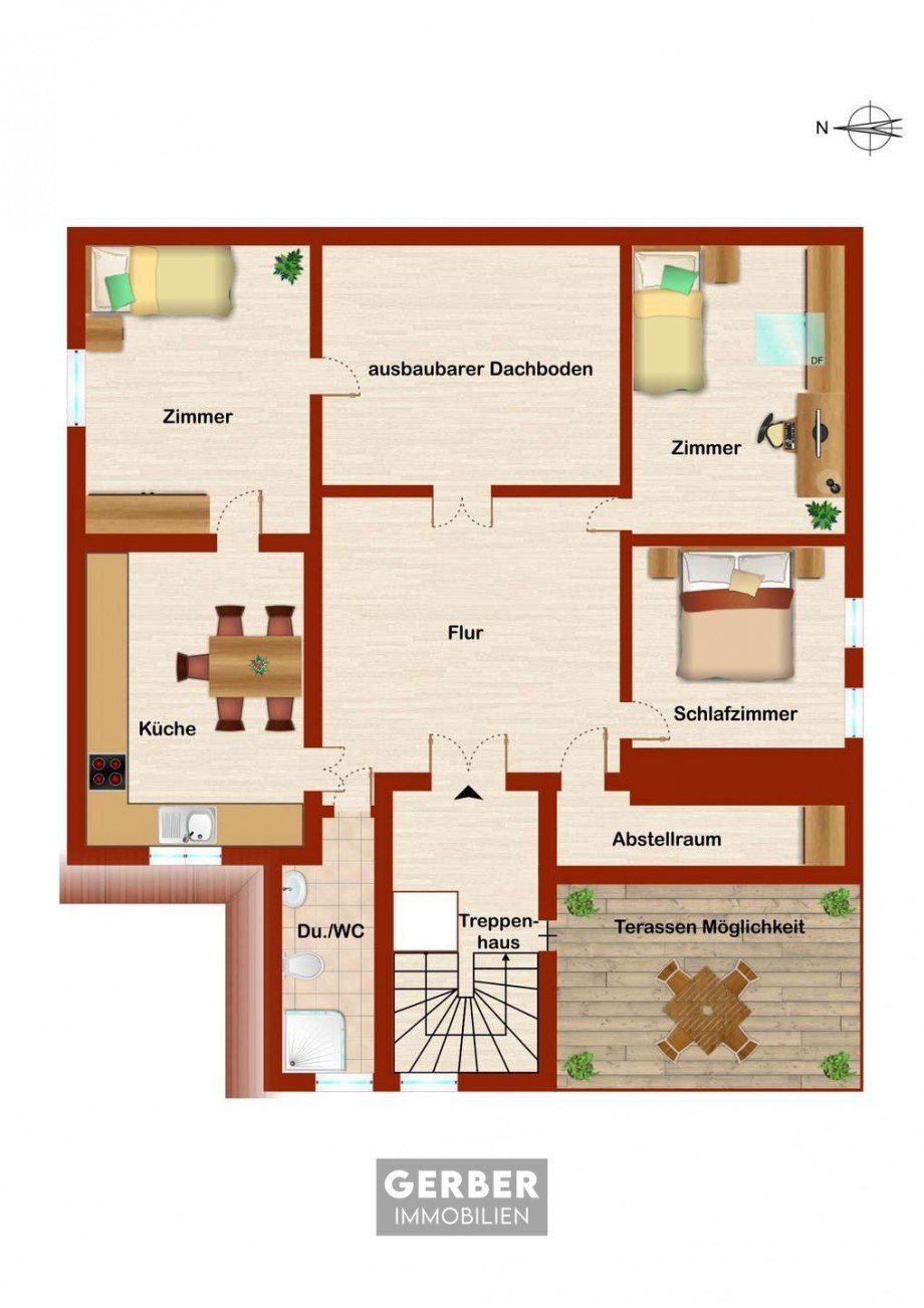 Dachgeschoss Haus Schwarzenbach an der Saale