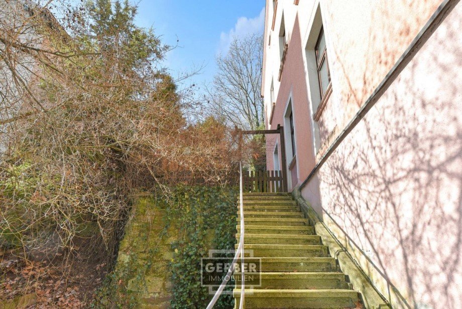Eingang Zwischengeschoss Haus Schwarzenbach an der Saale