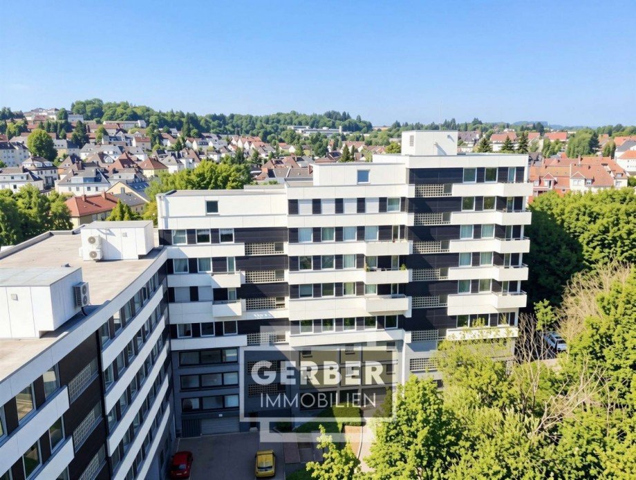 Au�enansicht Penthousewohnung Hof