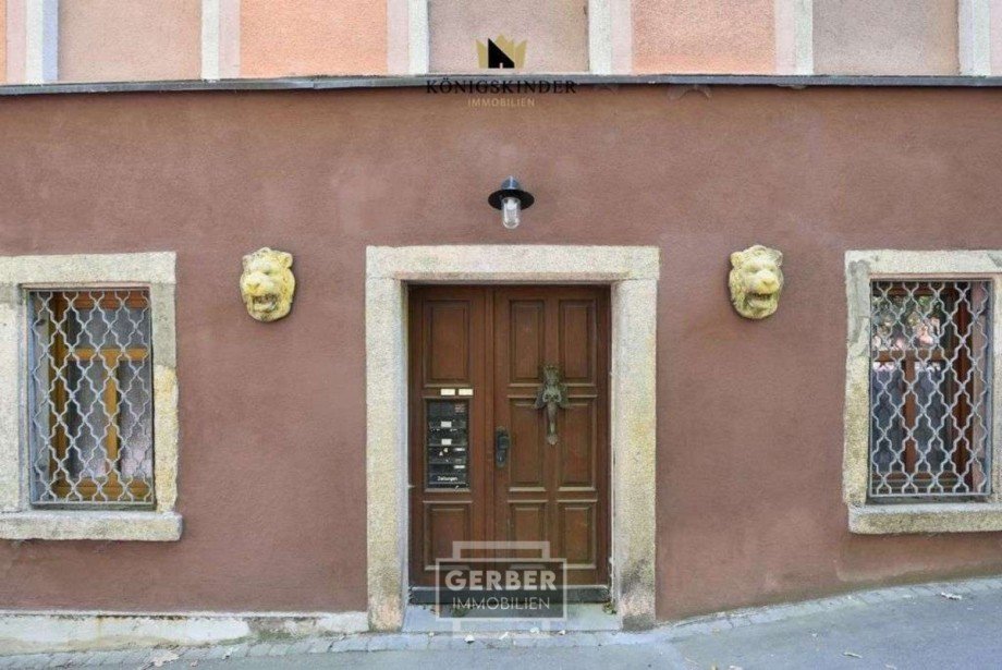 Eingang Stra�enseite Haus Schwarzenbach an der Saale