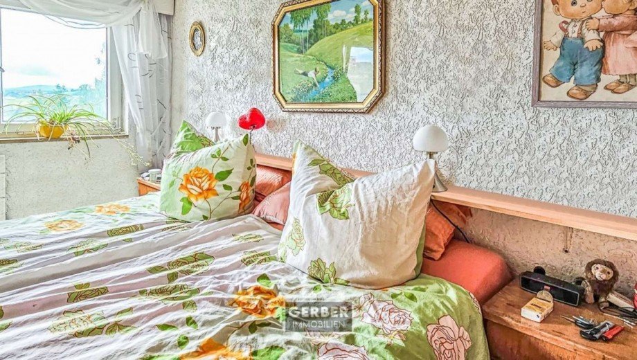 OG Schlafzimmer Doppelhaush�lfte Hof