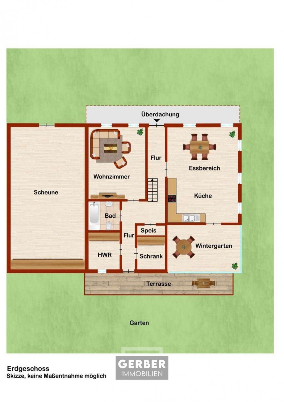 Erdgeschoss Einfamilienhaus Helmbrechts