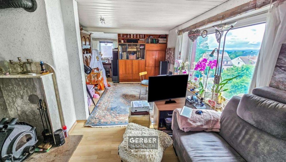 OG Wohnzimmer Doppelhaush�lfte Hof