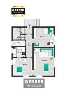Grundriss EG Sanierungsobjekt nur f�r Handwerker, Schimmel