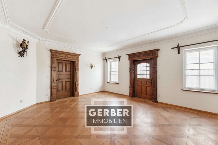 EG Wohnbereich mit Zugang gro�e Terrasse - (KI generiert) Haus Hof