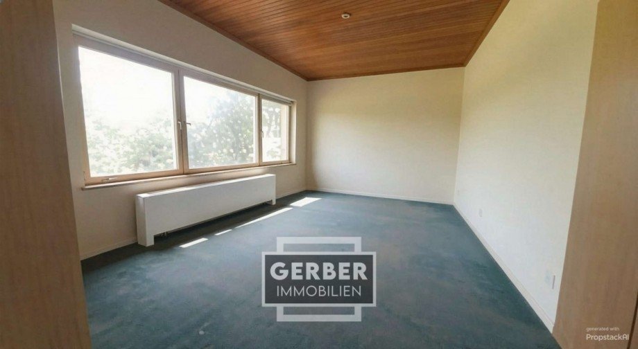 Wohnzimmer mit Teppichboden - (KI generiert) Bungalow Berg