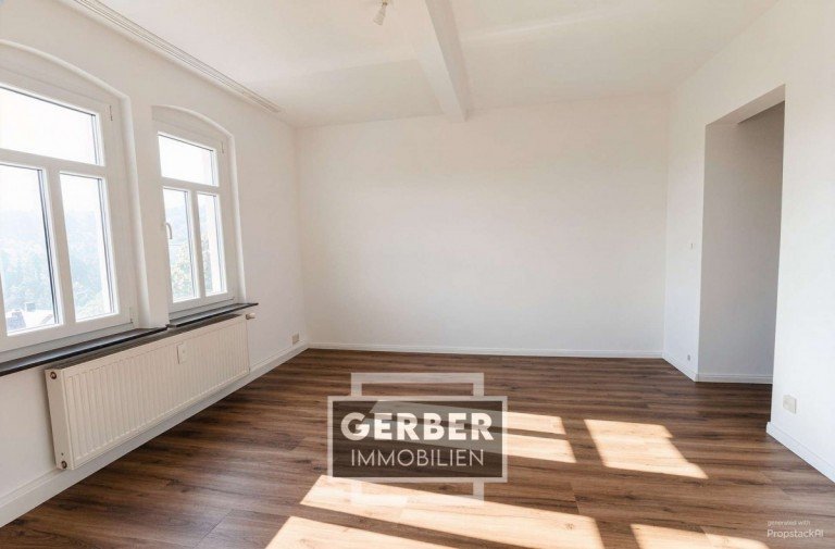 Wohnzimmer 1 Blankenstein Dachgeschosswohnung Ab 01.12.: 3-Zi.-DG-Mietwohnung in Blankenstein