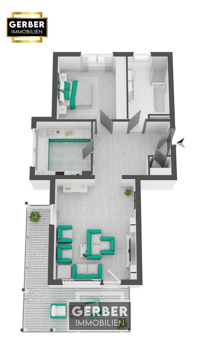 Grundriss Etagenwohnung K�ditz