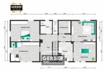 OG (1) 4km von Bad Steben, 1-2 Familien-Haus mit 2 Garagen und Werkstatt