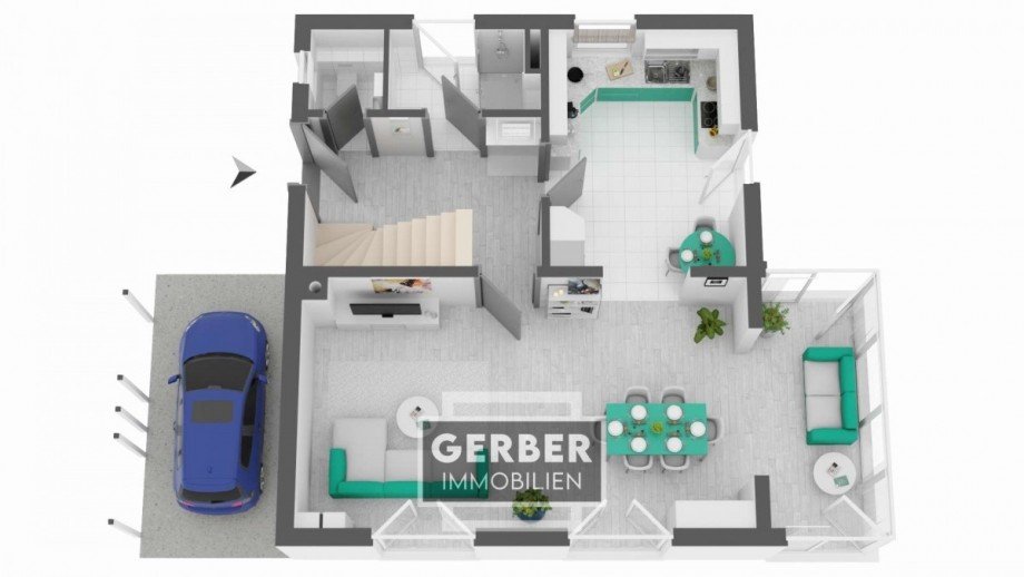 Grundriss 1 Saalburg EG Einfamilienhaus Saalburg-Ebersdorf