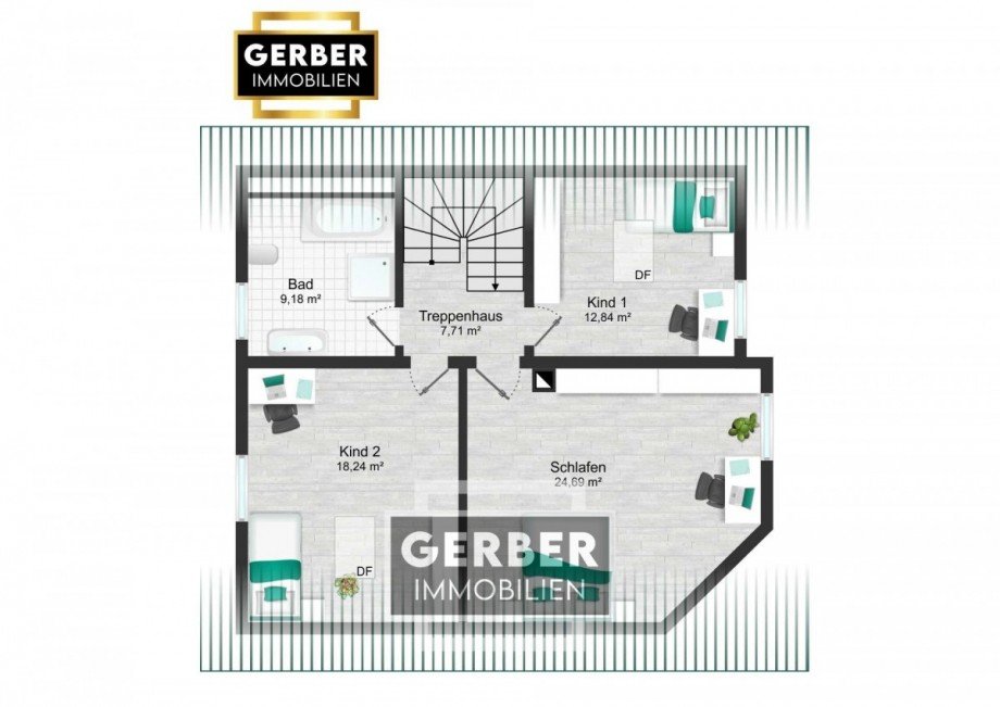 Grundriss OG Einfamilienhaus Falkenstein/Vogtland Trieb