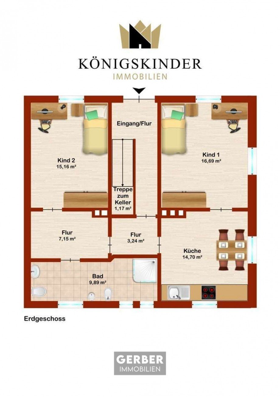 EG Doppelhaush�lfte Hof