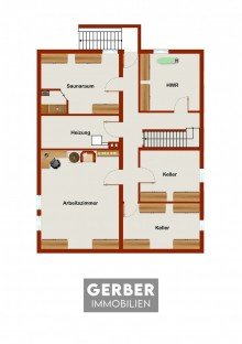 Keller-Grundriss Gepflegtes Haus mit Wohnmobilgarage