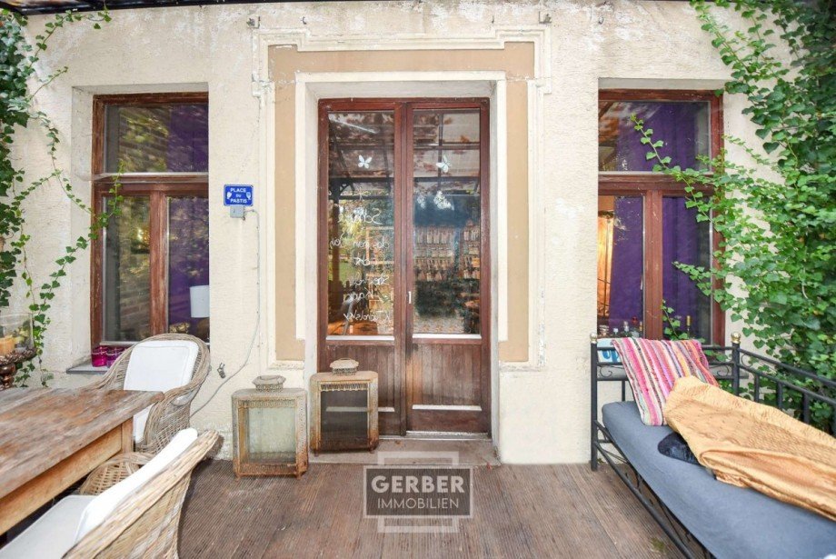 Terrasse Haus Schwarzenbach an der Saale