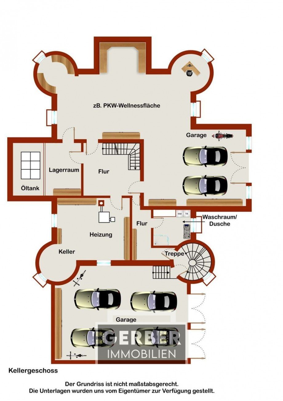 Untergeschoss / Nutzfl�che Haus Hof